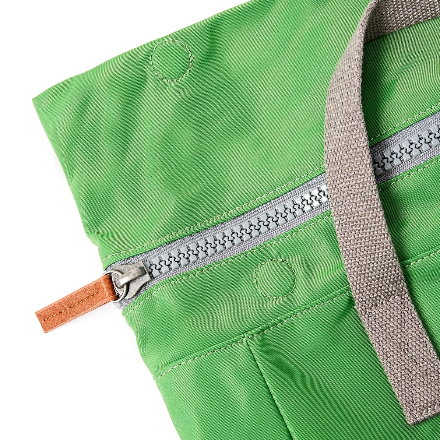 Roka London Medium Canfield Roll Top Backpack in Online Lime