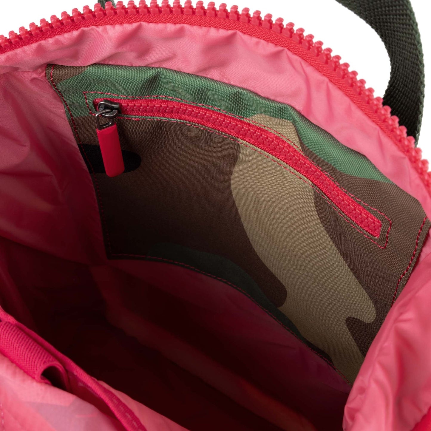 Roka London Small Canfield Roll Top Backpack in Vintage Camo