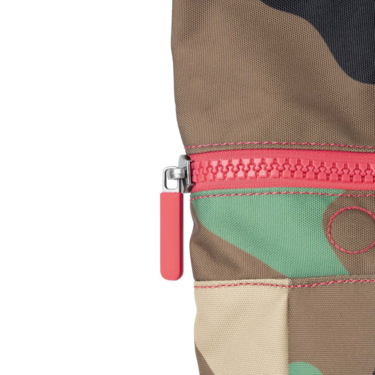 Roka London Small Canfield Roll Top Backpack in Vintage Camo