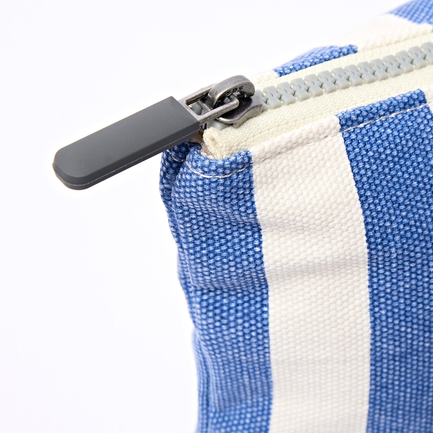 Roka Maida Vale Medium Pouch in Denim Stripe