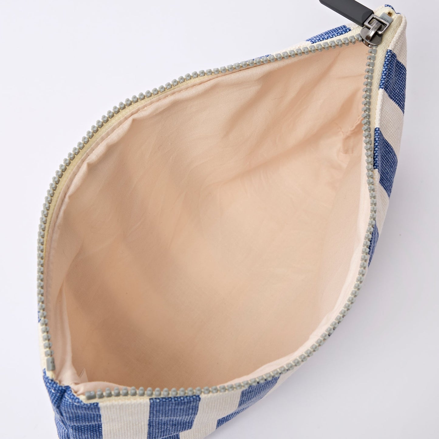 Roka Maida Vale Medium Pouch in Denim Stripe