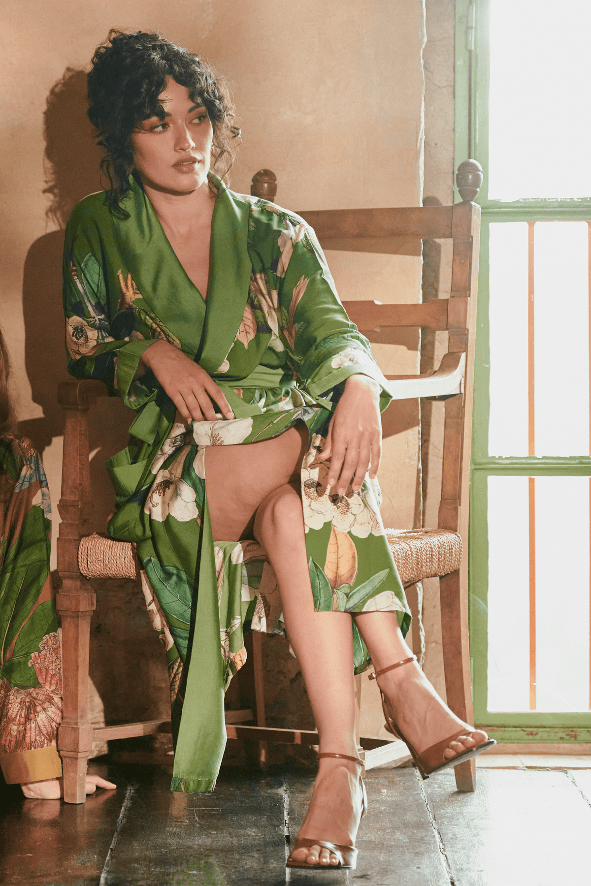 One Hundred Stars Rhodoleia Green Gown