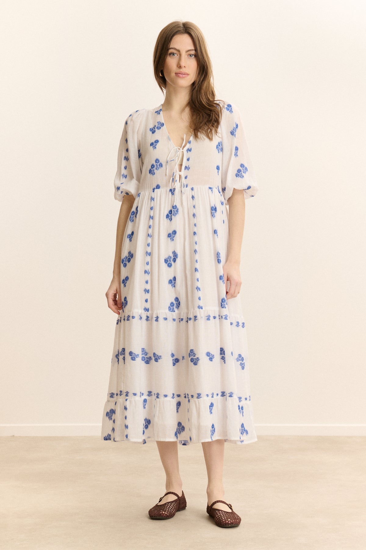 Garance Paris Camille Dress in White