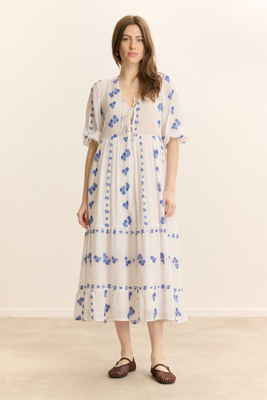 Garance Paris Camille Dress in White