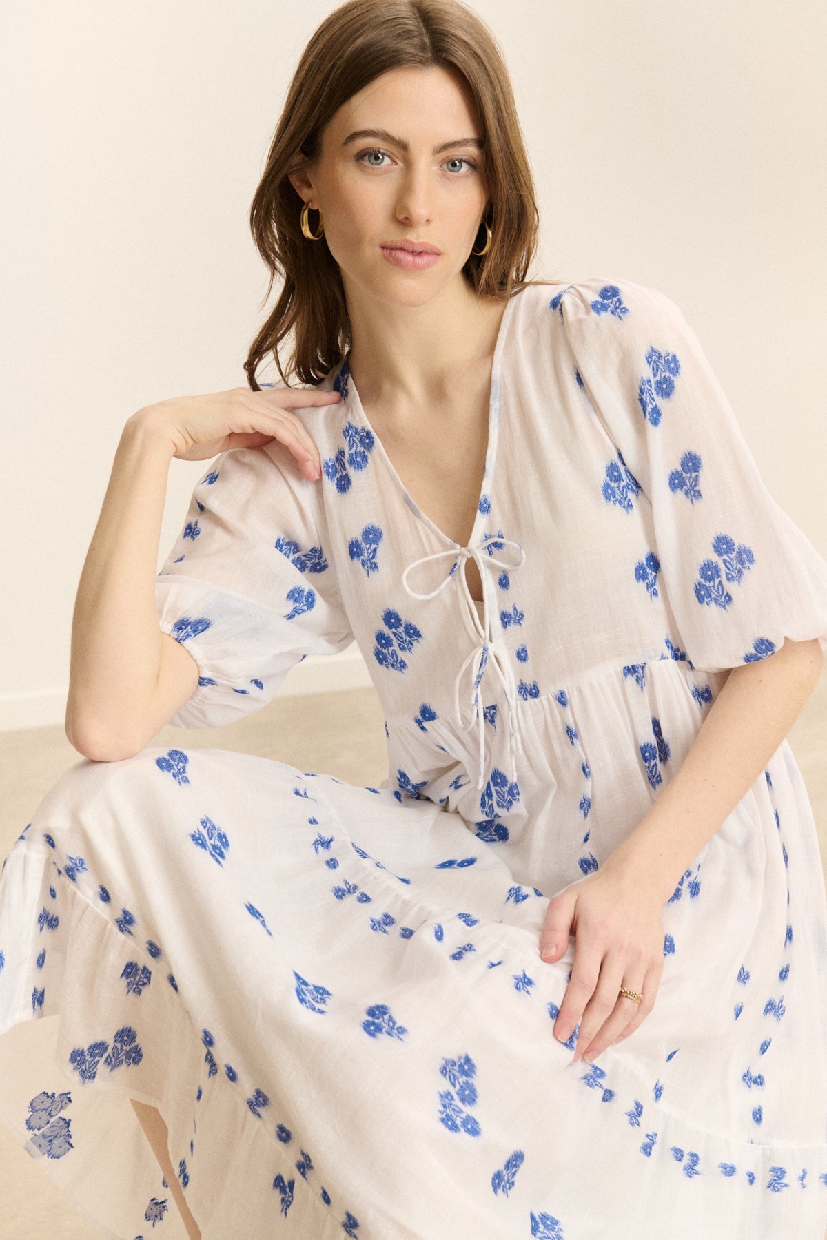 Garance Paris Camille Dress in White