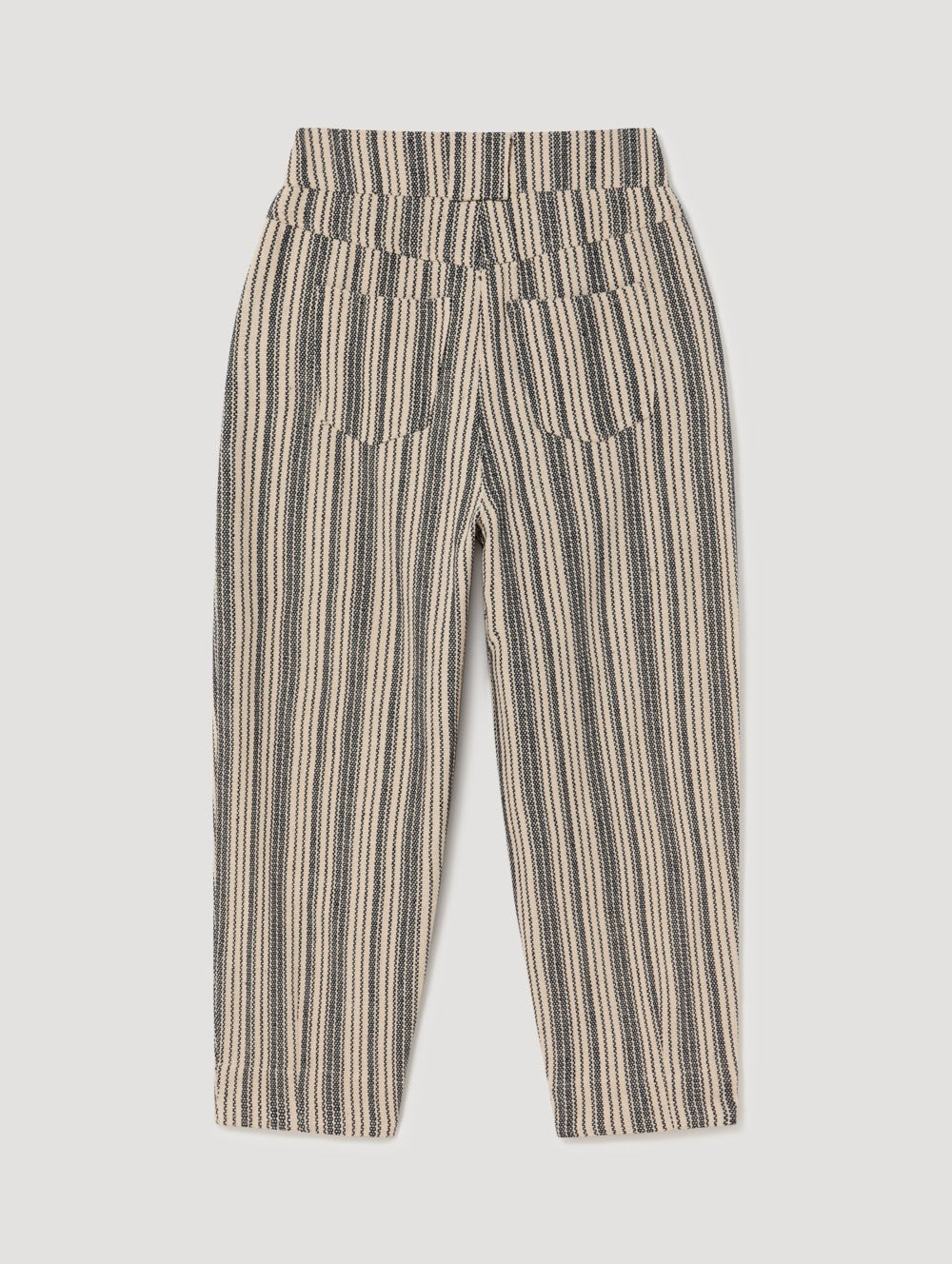 SKATIE Rustic Fabric Trousers in Navy