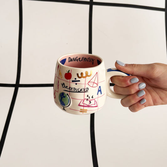 Small Talk 'Dangerously Overeductated' Cup