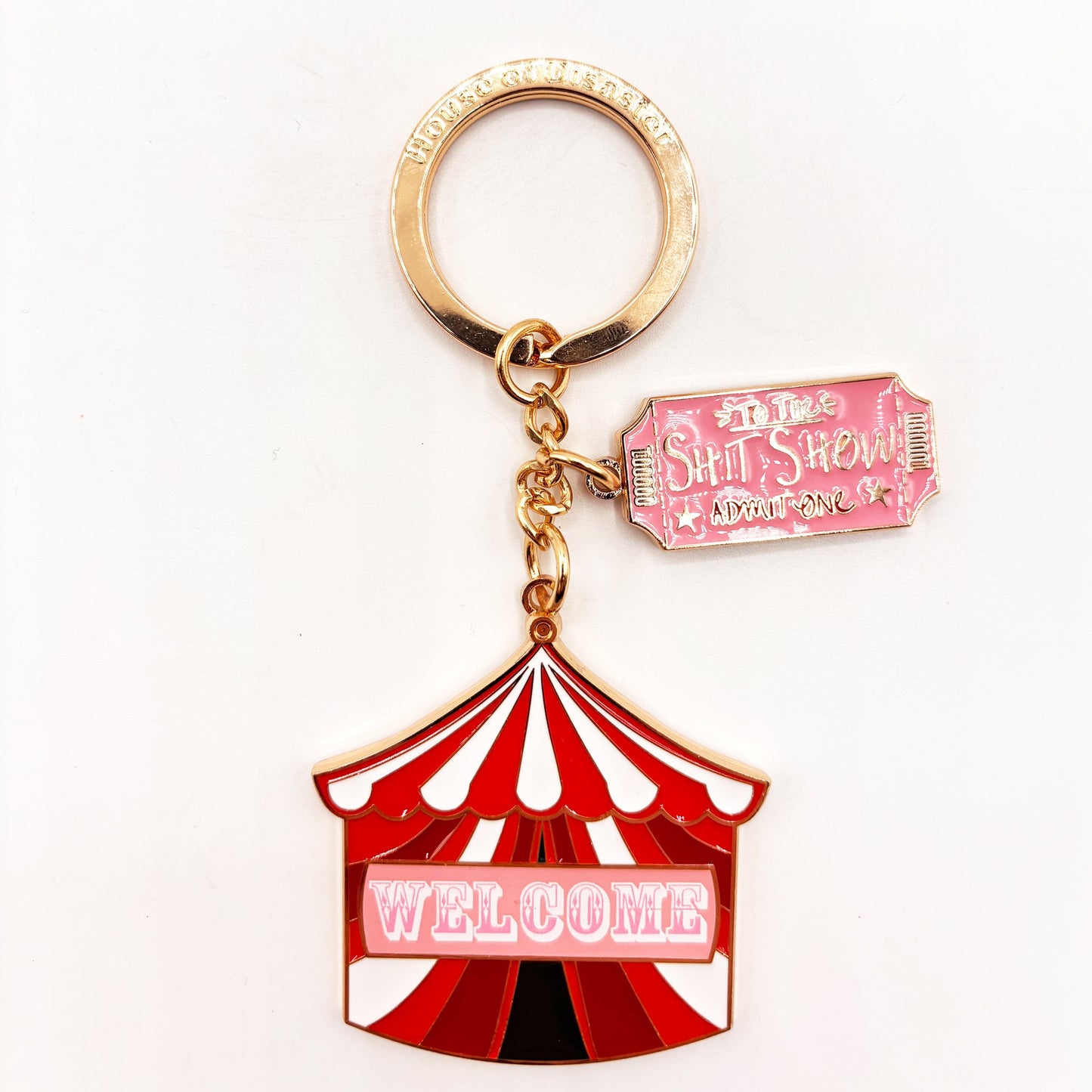 House of Disaster Small Talk 'Welcome to the shit show' Keyring