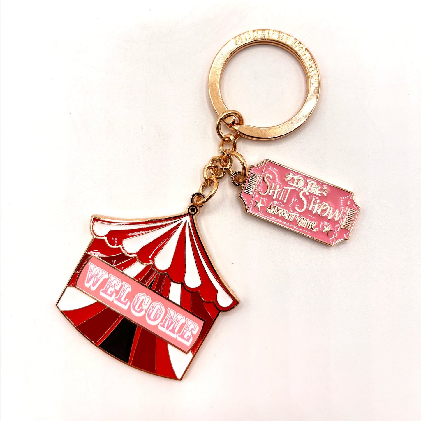 House of Disaster Small Talk 'Welcome to the shit show' Keyring