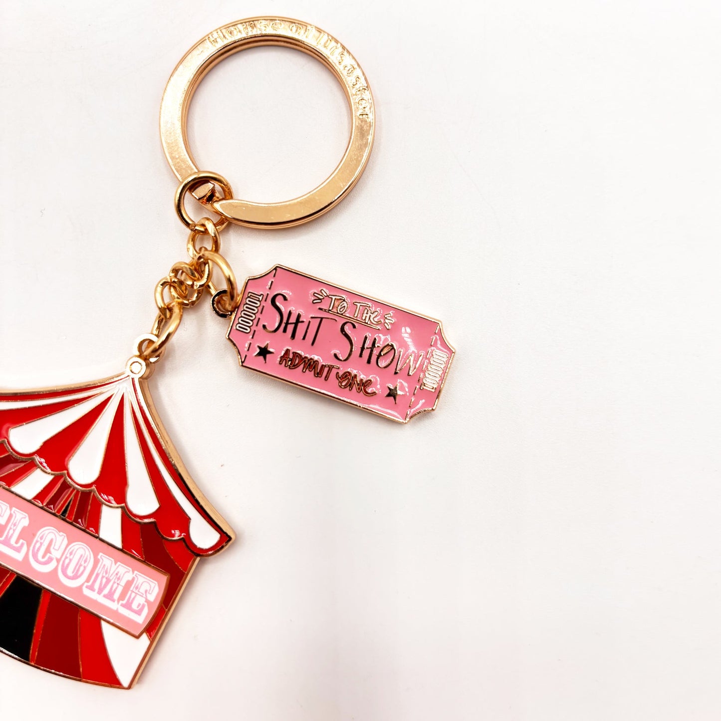 House of Disaster Small Talk 'Welcome to the shit show' Keyring
