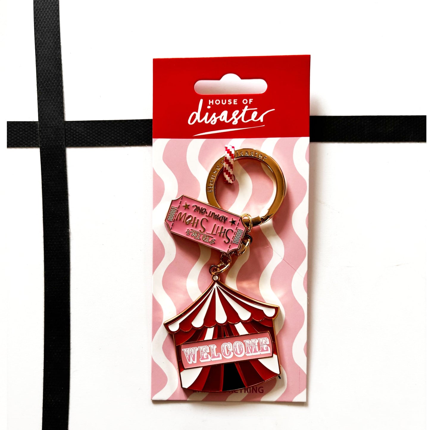 House of Disaster Small Talk 'Welcome to the shit show' Keyring