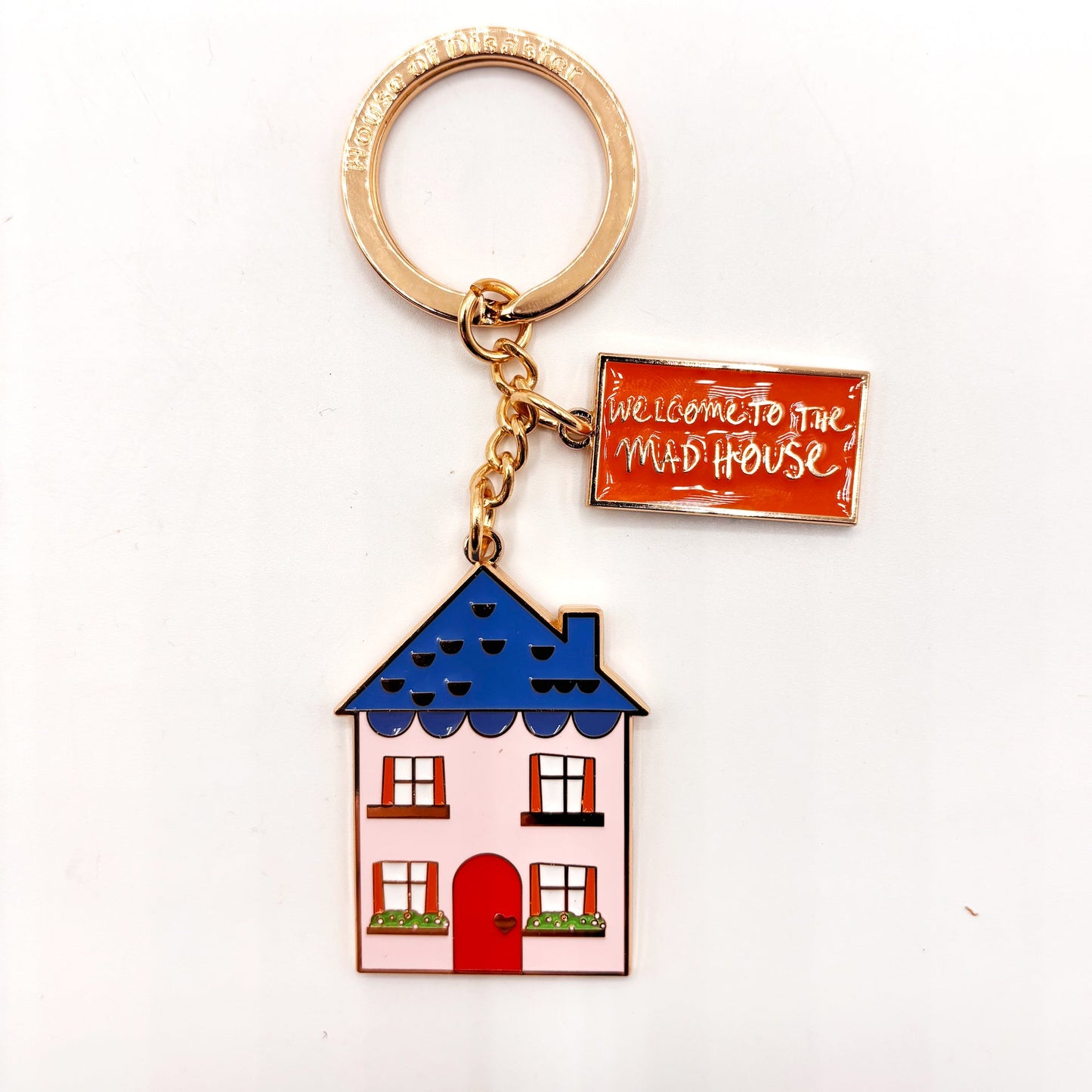 House of Disaster Small Talk 'Welcome to the mad house' Keyring