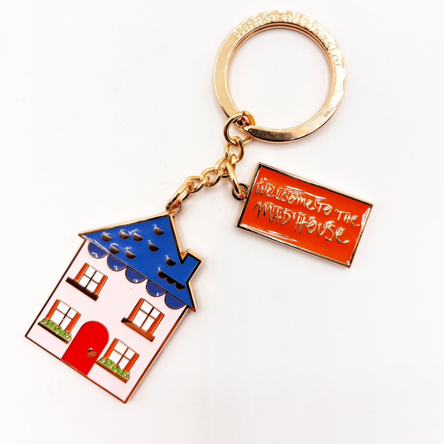 House of Disaster Small Talk 'Welcome to the mad house' Keyring
