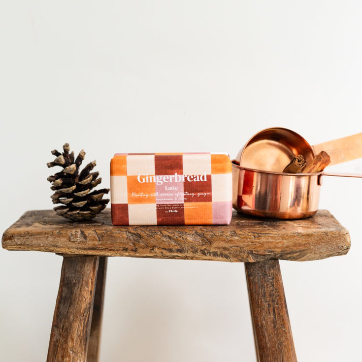 Toasted Crumpet Gingerbread Latte Soap