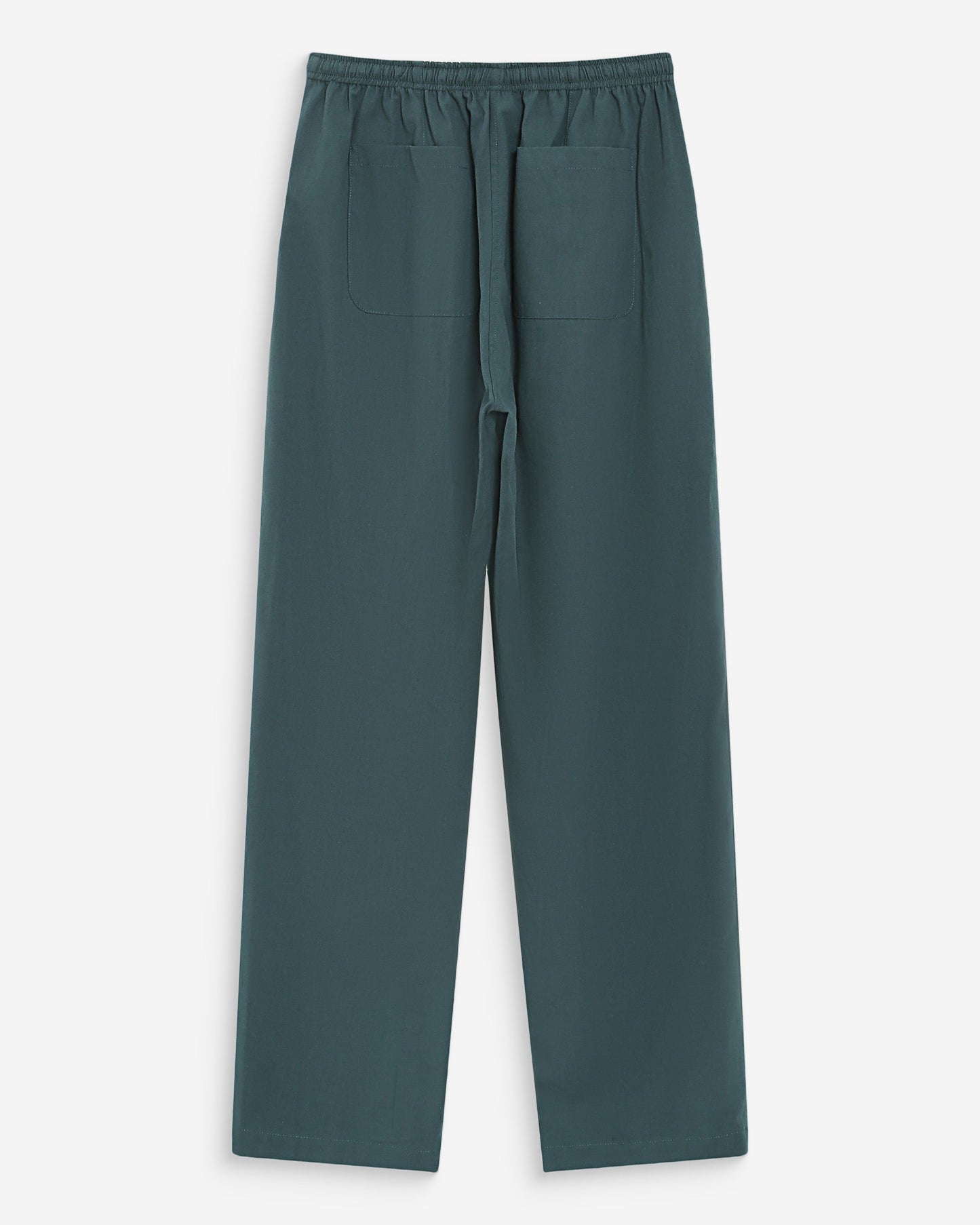 Grace & Mila Rhode Straight Cotton Pants in Emeraude