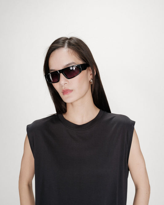 Grace & Mila Rimbaud Modal Wide T-shirt in Carbon