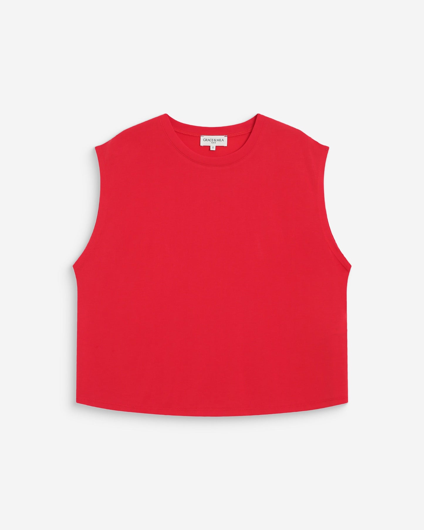 Grace & Mila Rimbaud Modal Wide T-shirt in Fuchsia