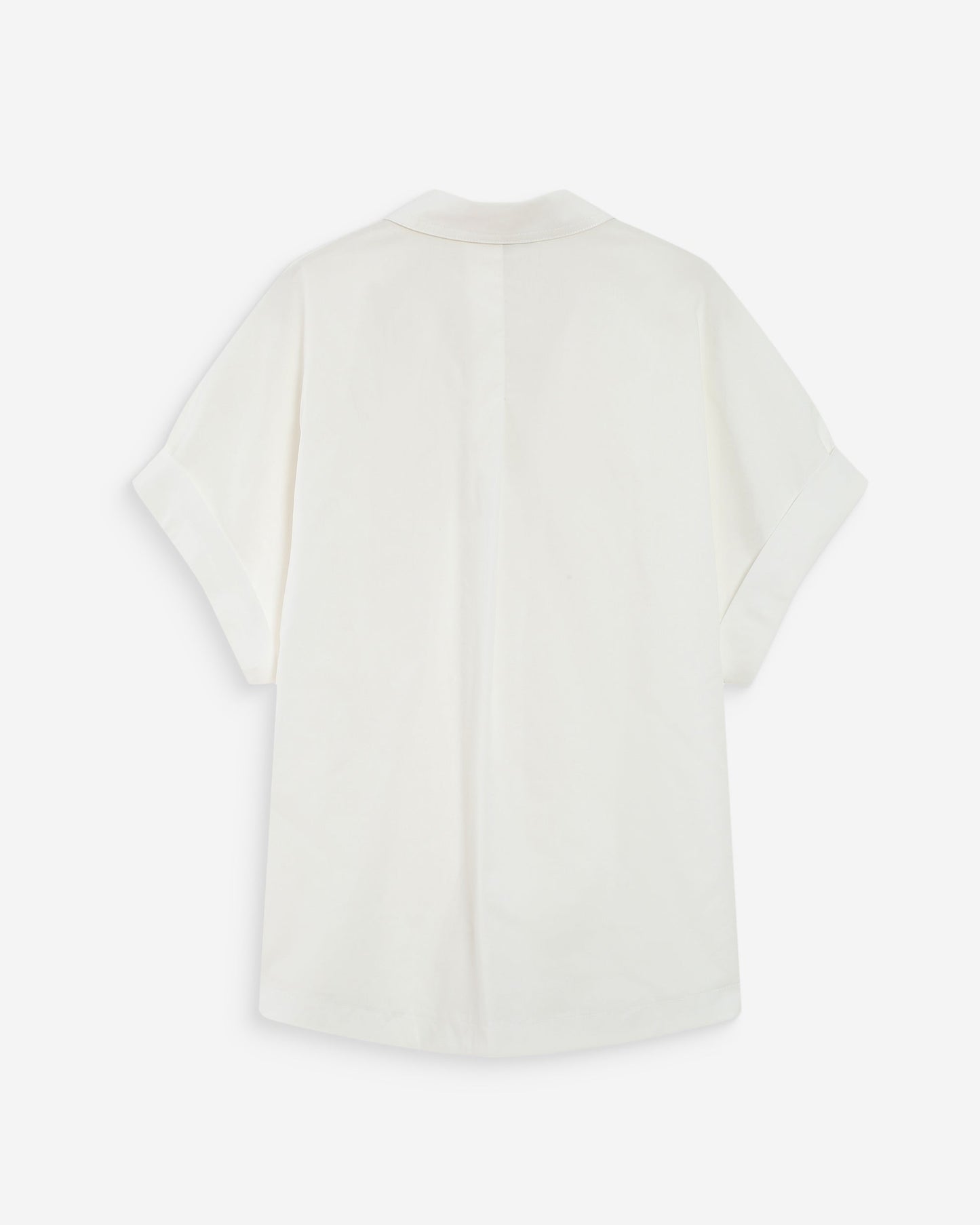 Grace & Mila Versigny Loose Cotton Blouse in Ivoire