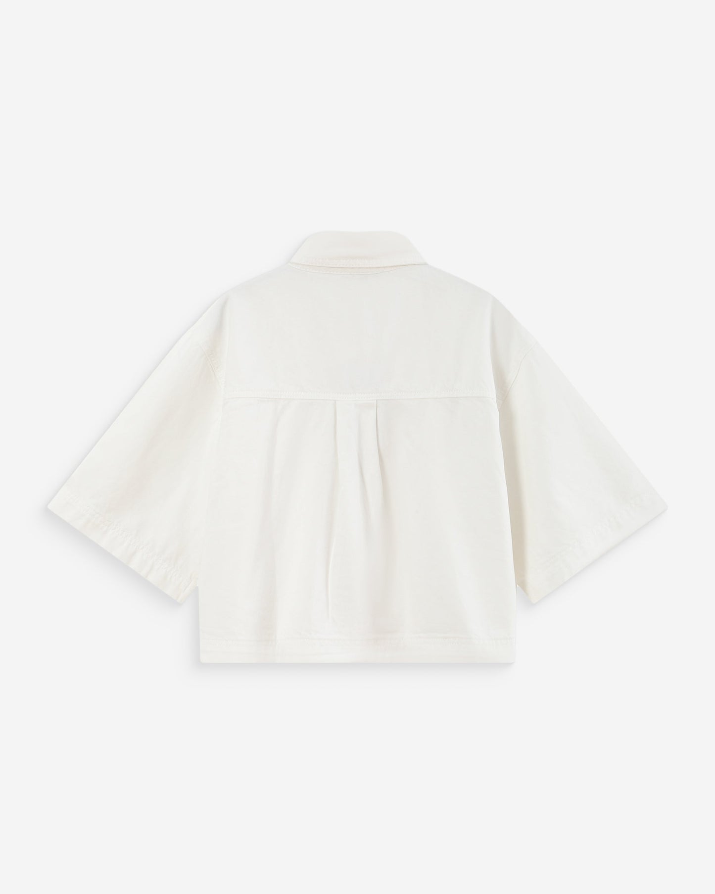 Grace & Mila Vita Oversized Denim Shirt in White