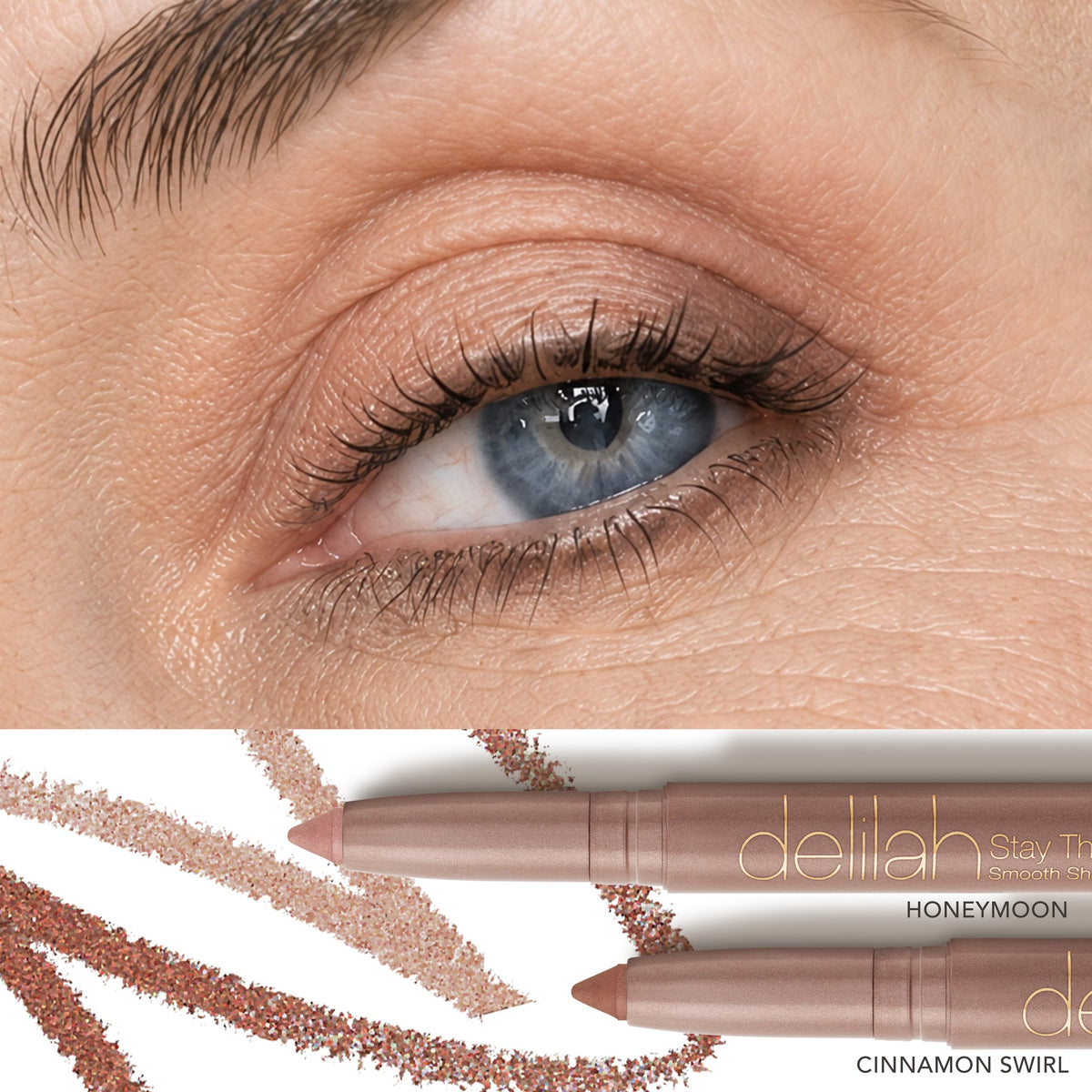Delilah Enhance Eyes Smooth Shadow Stick Duo