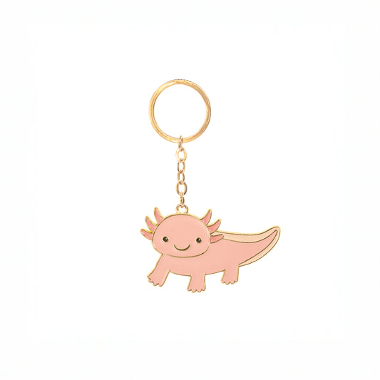 Sass & Belle Axolotl Enamel Keyring