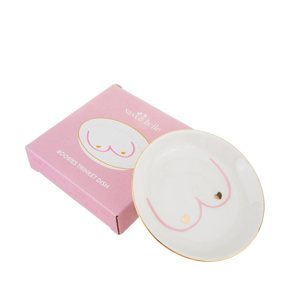 Sass & Belle Girl Power Boobies Trinket Dish