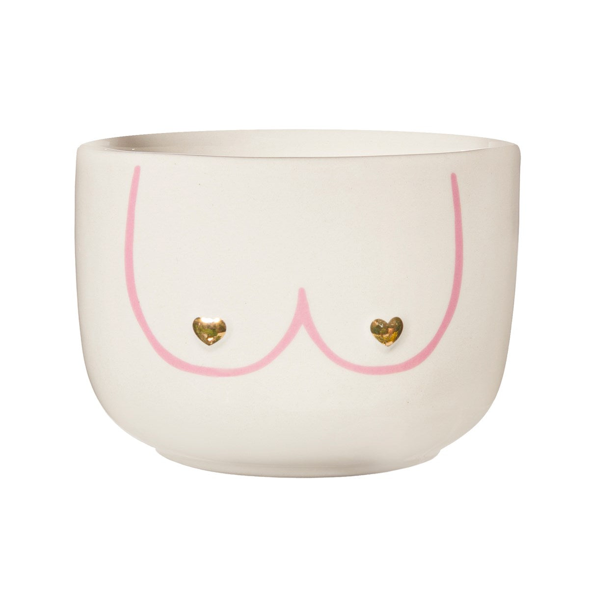 Sass & Belle Large Girl Power Boobies White Planter