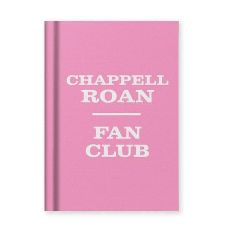 Ohh Deer Chappel Roan Fan Club Fabric Hardback Notebook A7