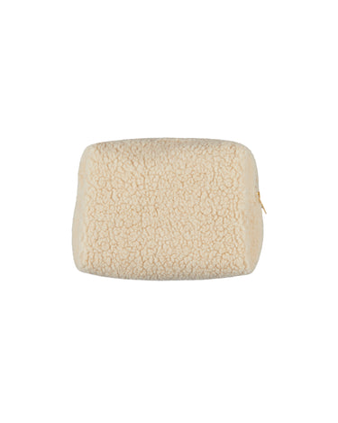 Chalk Sherpa Box Bag in Bone 