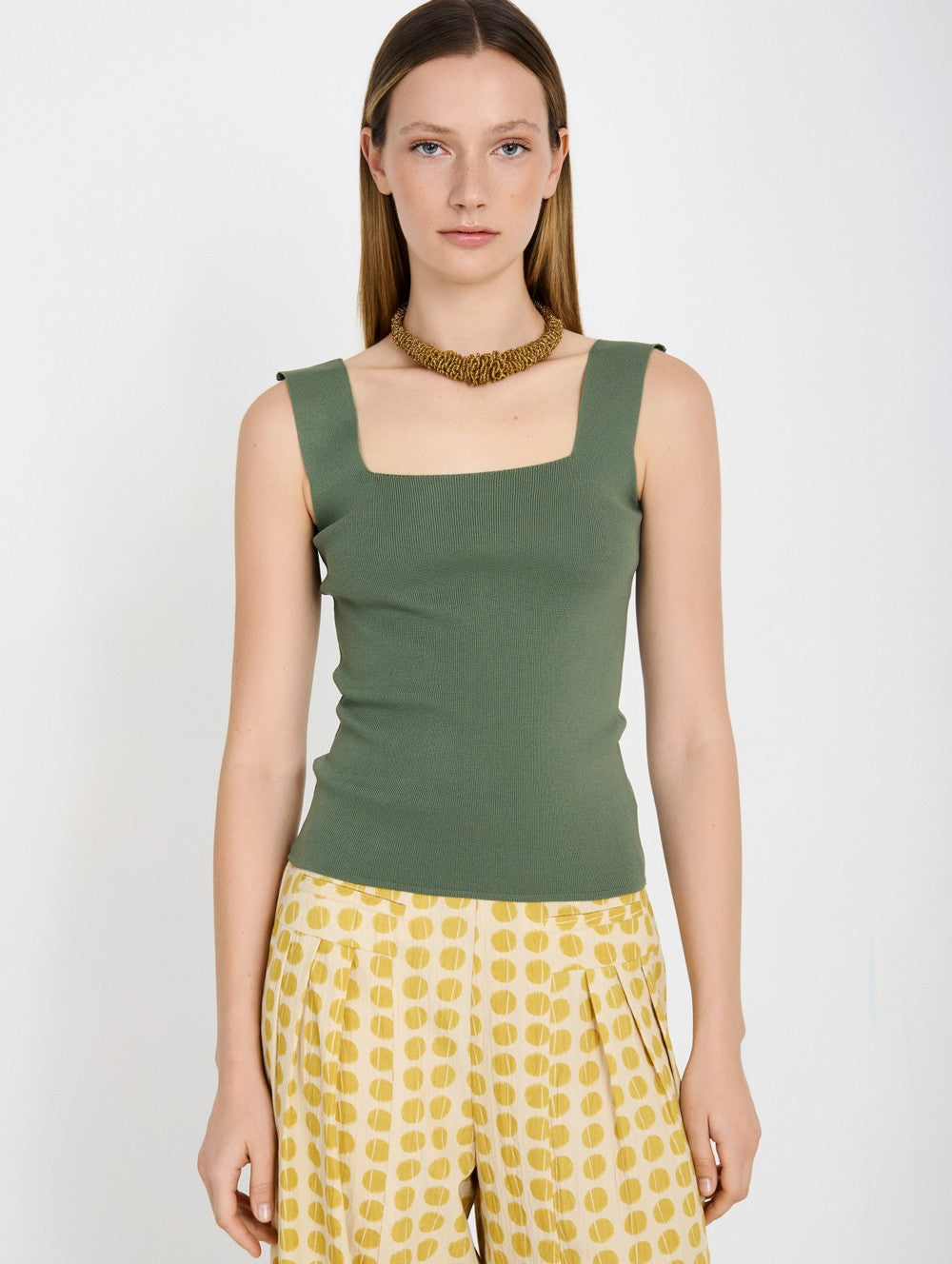 Skatie Essentials Knit Top in Nile