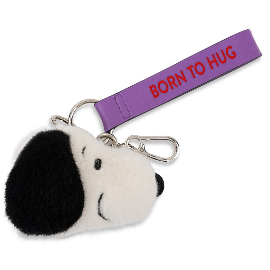 Snoopy ECO Fuzzy Cream Bag Charm - 8cm - 3"