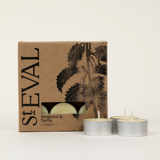 St Eval Bergamot & Nettle Tealights