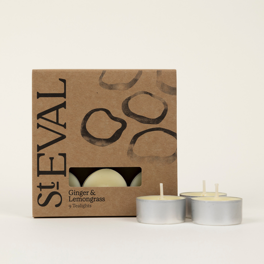 St Eval Ginger & Lemongrass, Scented Tealights
