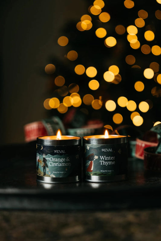 St Eval Gift Set Mini Tin Christmas - Winter Thyme & Orange & Cinnamon