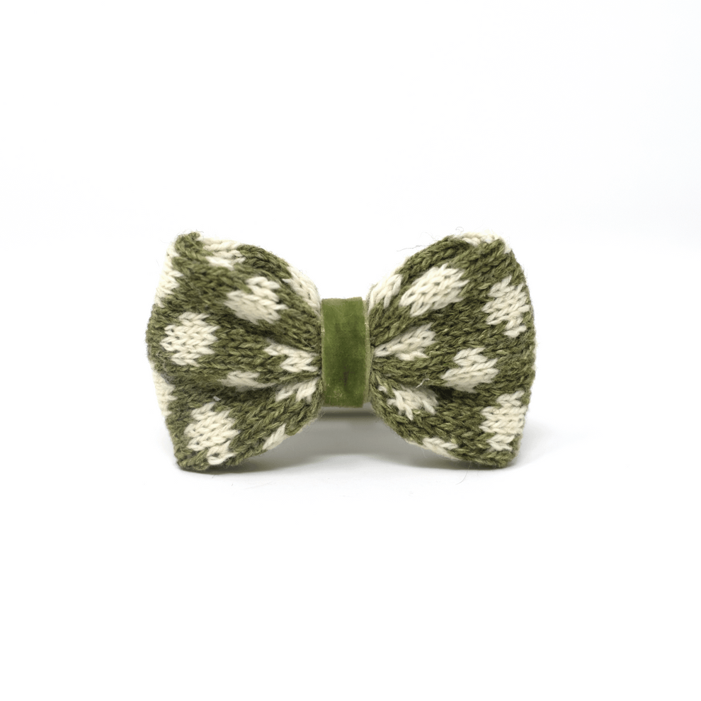 Stocky & Dee Harris Design - Fern - Dog Bow Tie 