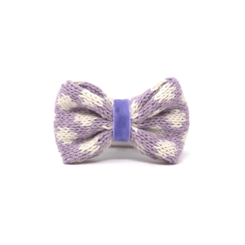 Stocky & Dee Harris Design - Lavender - Dog Bow Tie