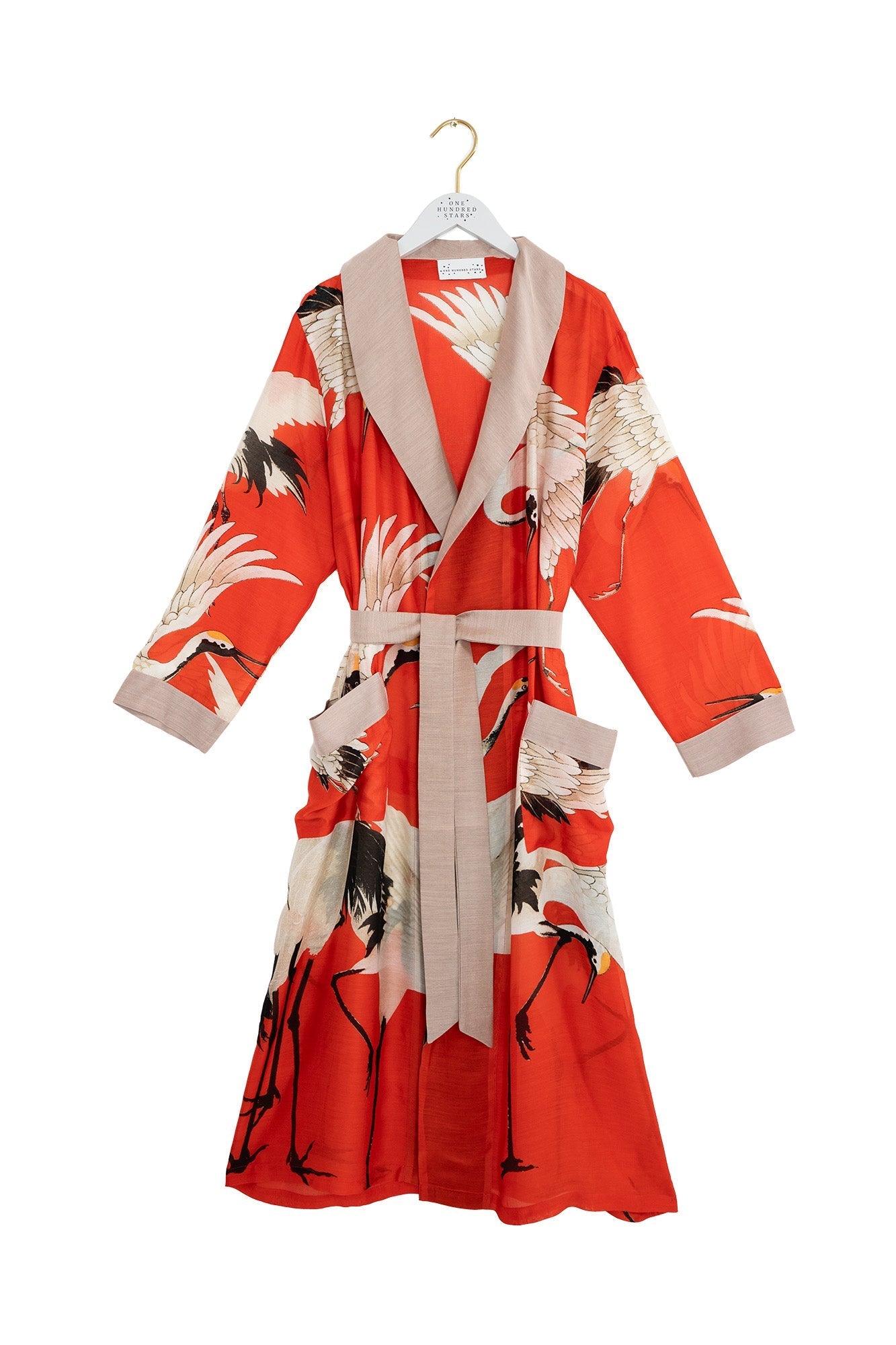 One Hundred Stars Stork Scarlet Gown