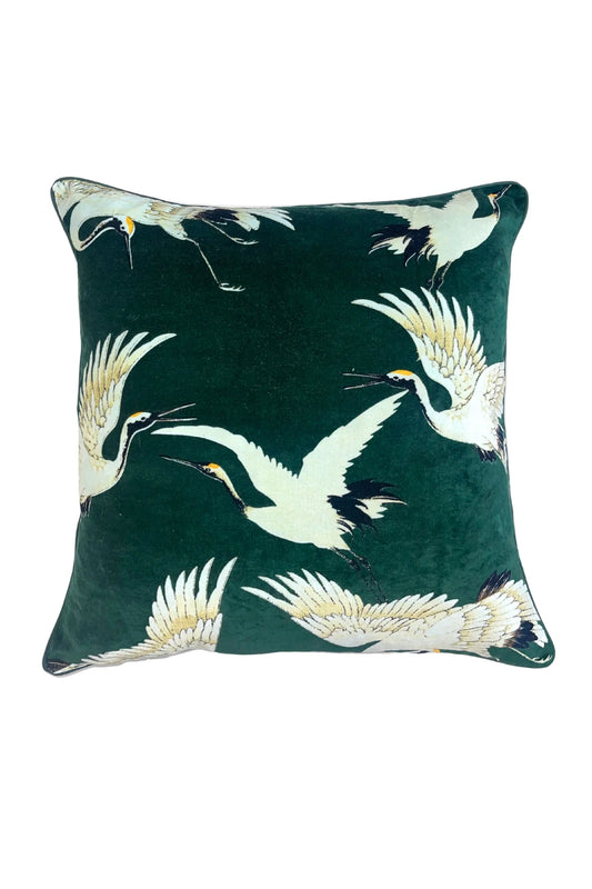 One Hundred Stars Stork Forest Cushion Cover