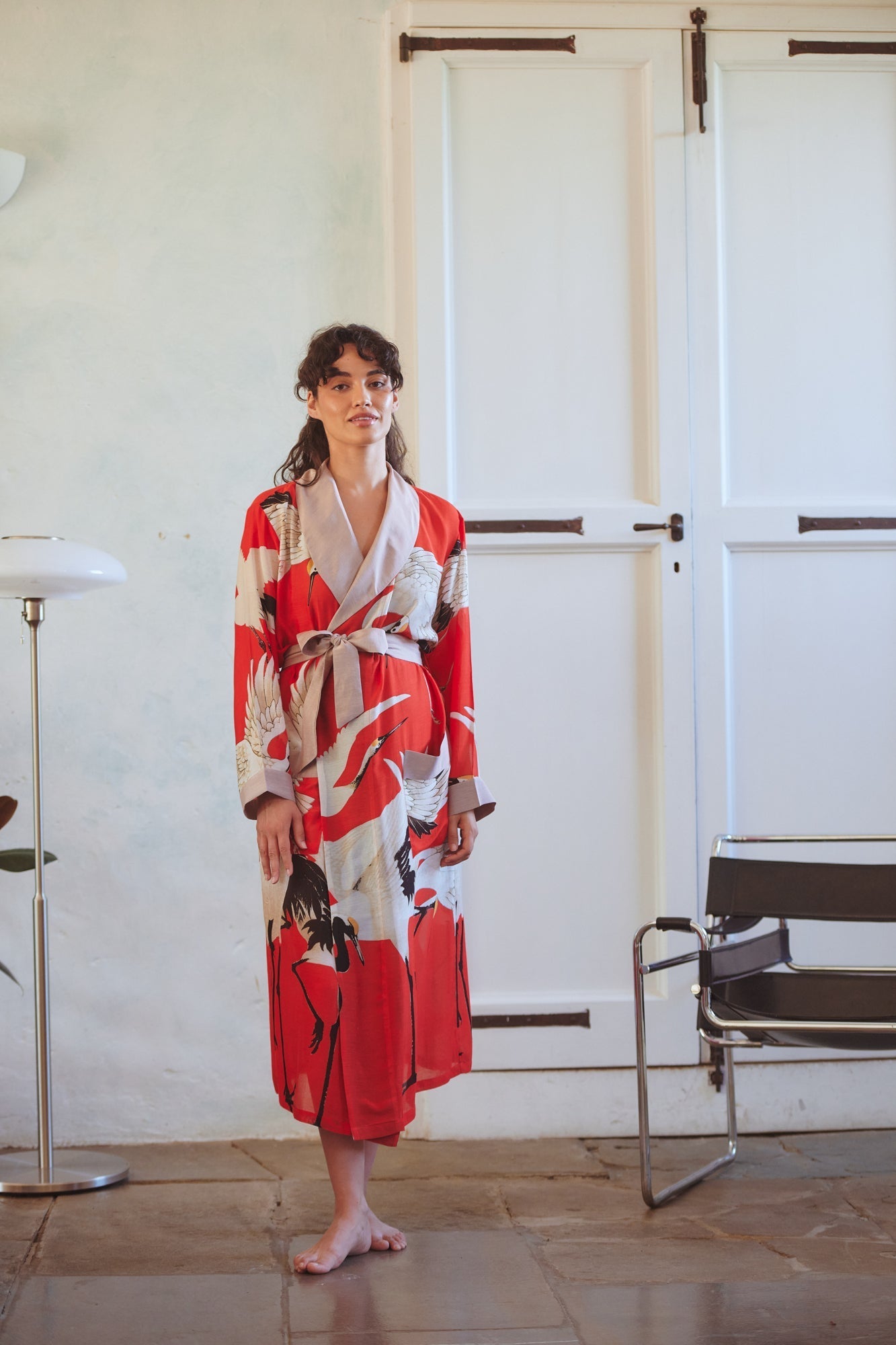 One Hundred Stars Stork Scarlet Gown