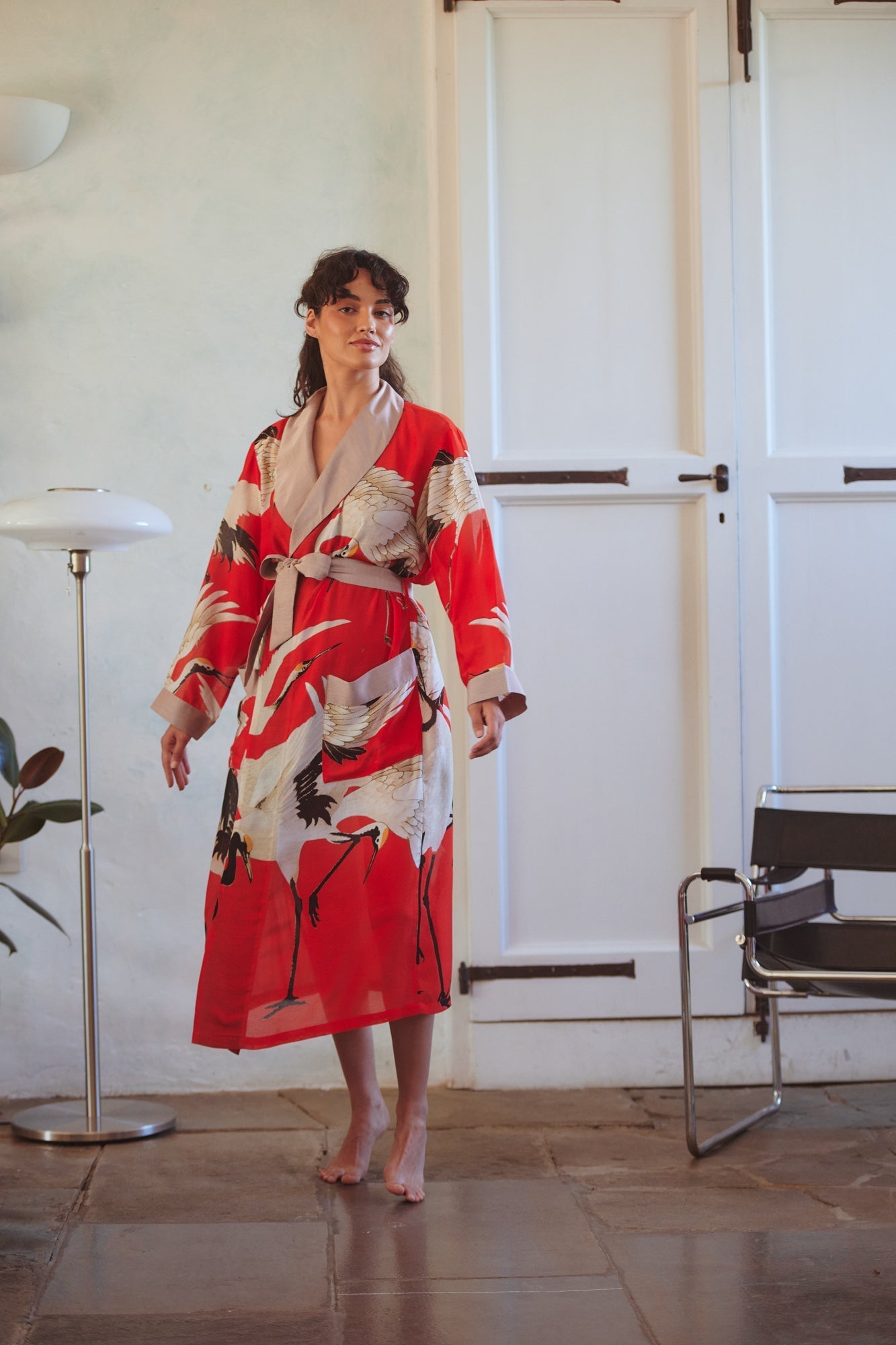 One Hundred Stars Stork Scarlet Gown