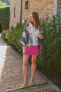 One Hundred Stars Stork Slate Grey Kimono