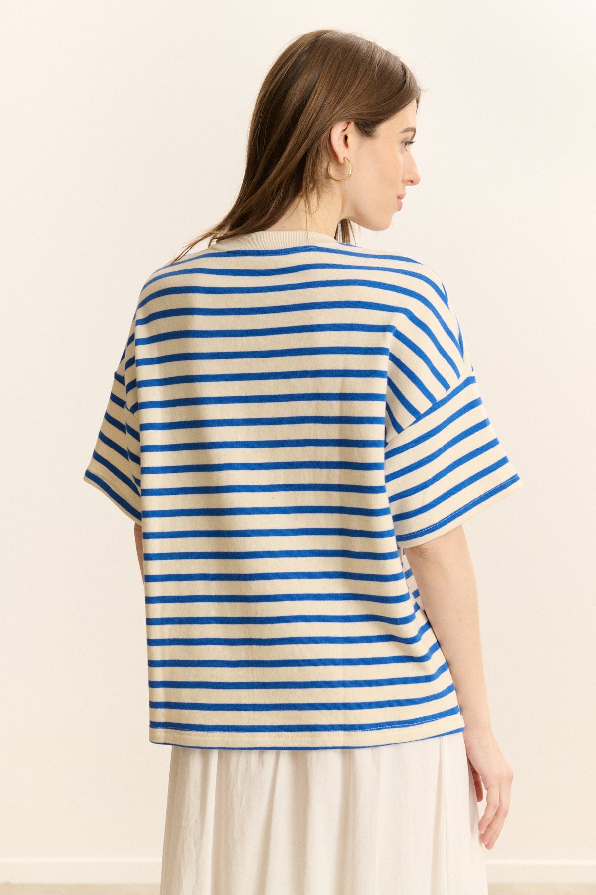 Garance Paris Chiara Sweat in Electric Blue