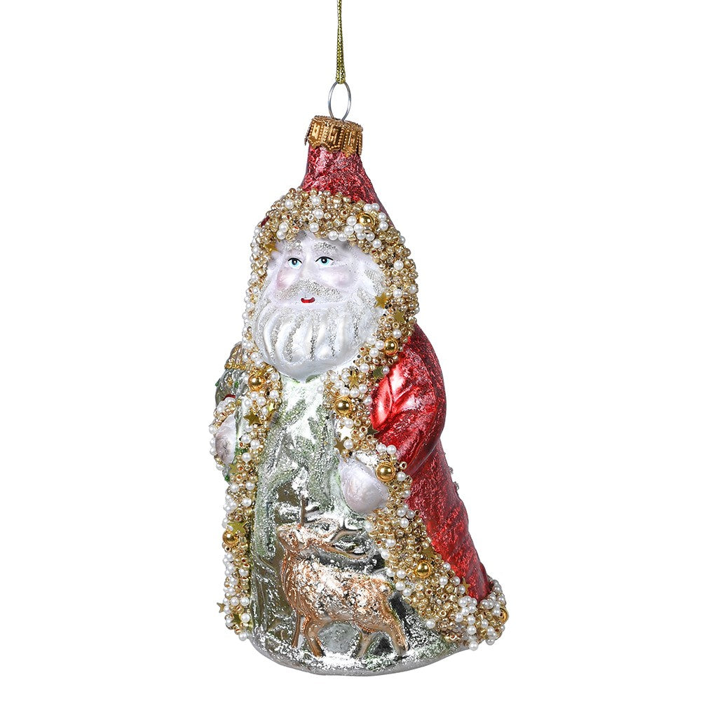 Santa & His Reindeer Bauble