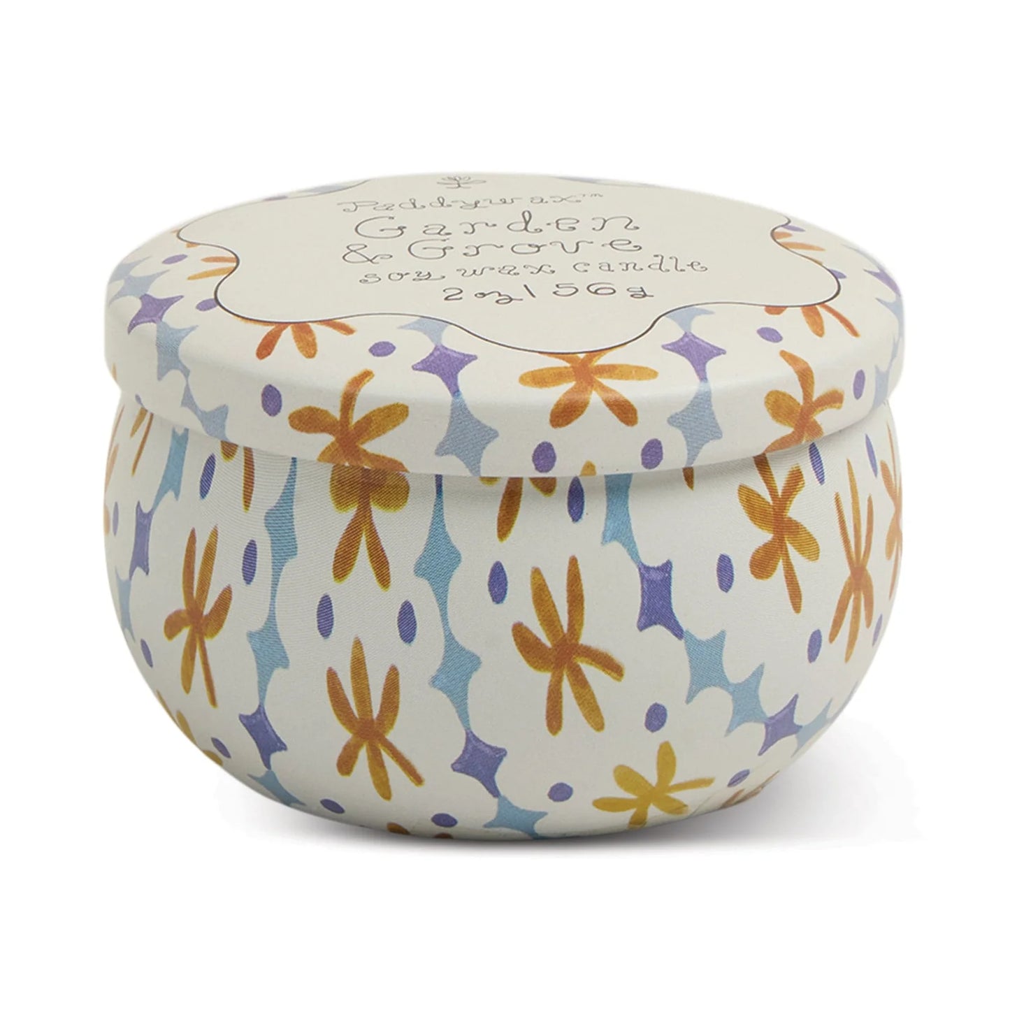 Paddywax Garden & Grove - Tulip 2 oz Soy Wax Tin Candle