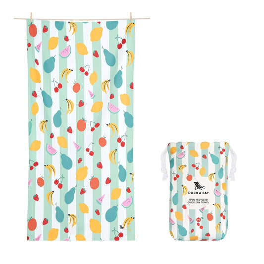 Dock & Bay KIDS Quick Dry Towel - Five A Day 130x70cm
