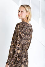 Bonte London Troy Dress in Midnight & Sand
