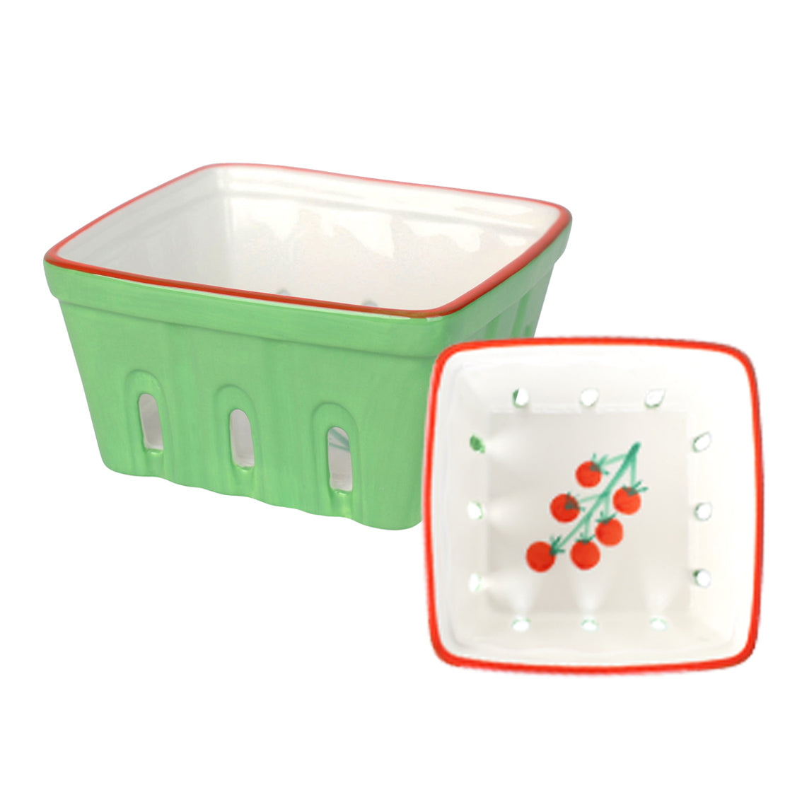Talking Tables UK Tomato Ceramic Punnet - 15cm