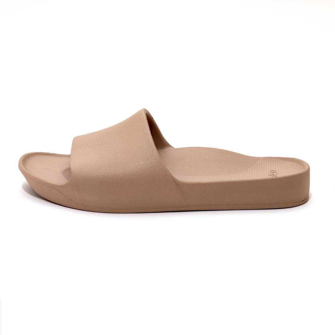 Archies Tan Arch Support Slides - Classic