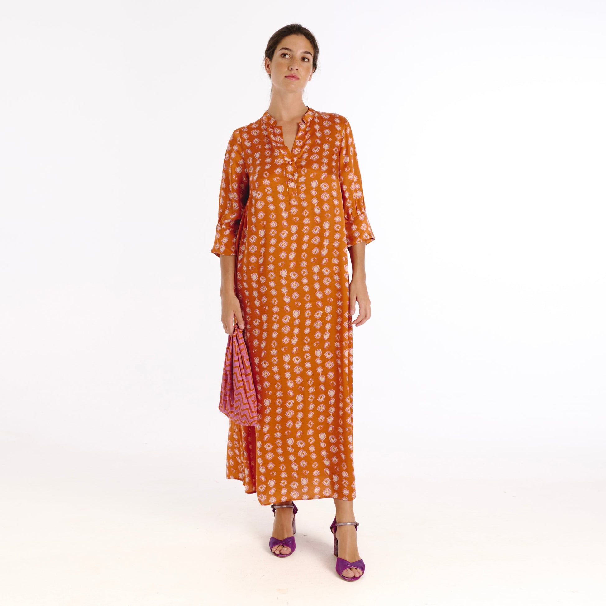 Tanavana Brisa Orange Los Soul Dress