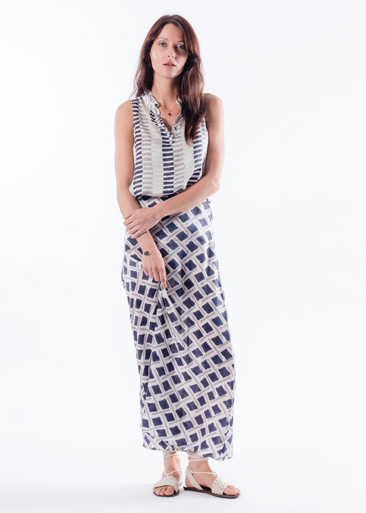 Tanavana Flora grey trio top in Grey